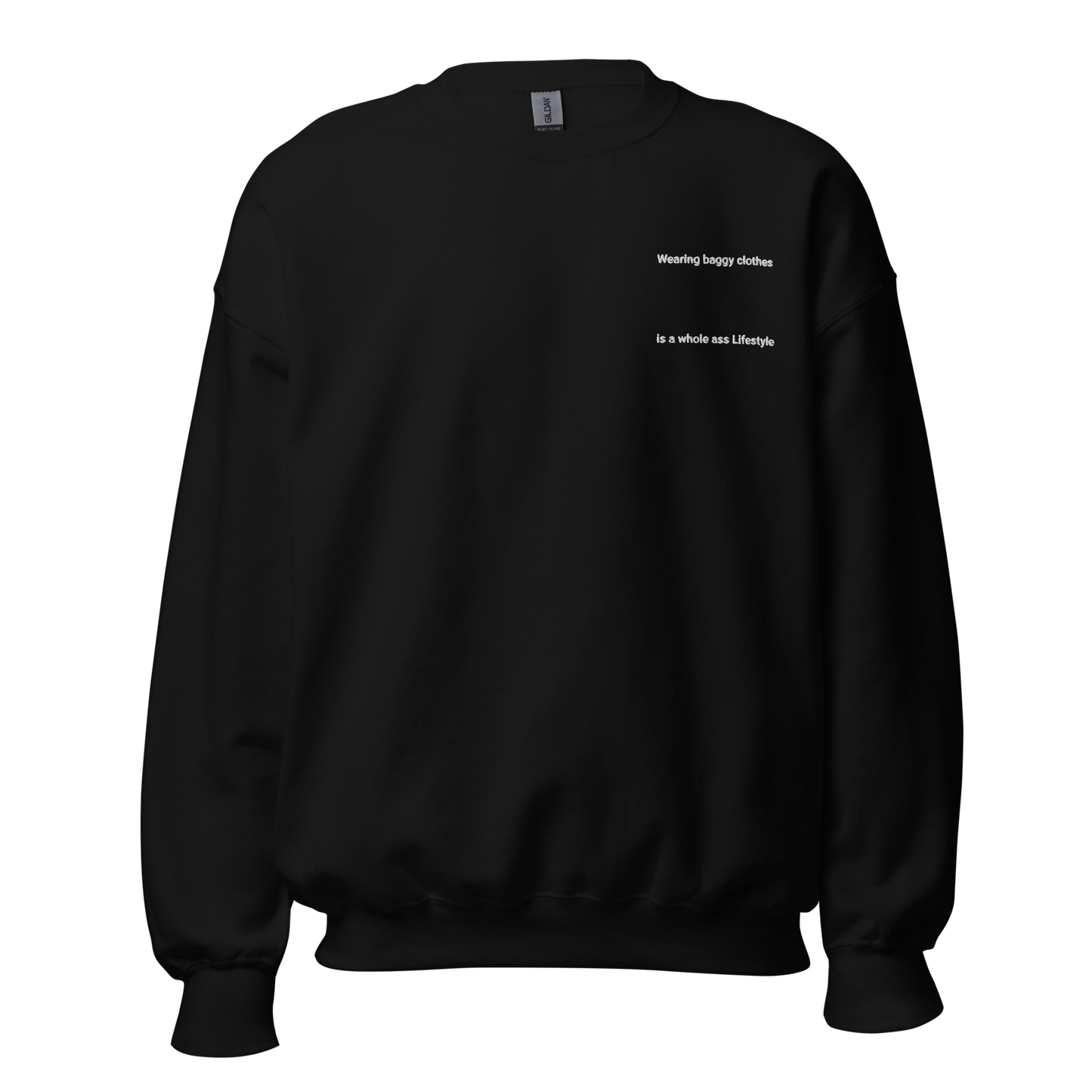 whole ass lifestyle crewneck sweatshirt